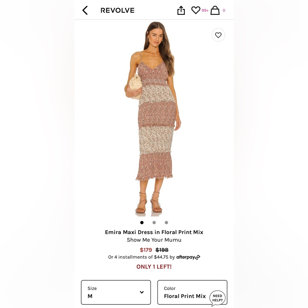 Show Me Your MuMu Emira Maxi Dress NWT